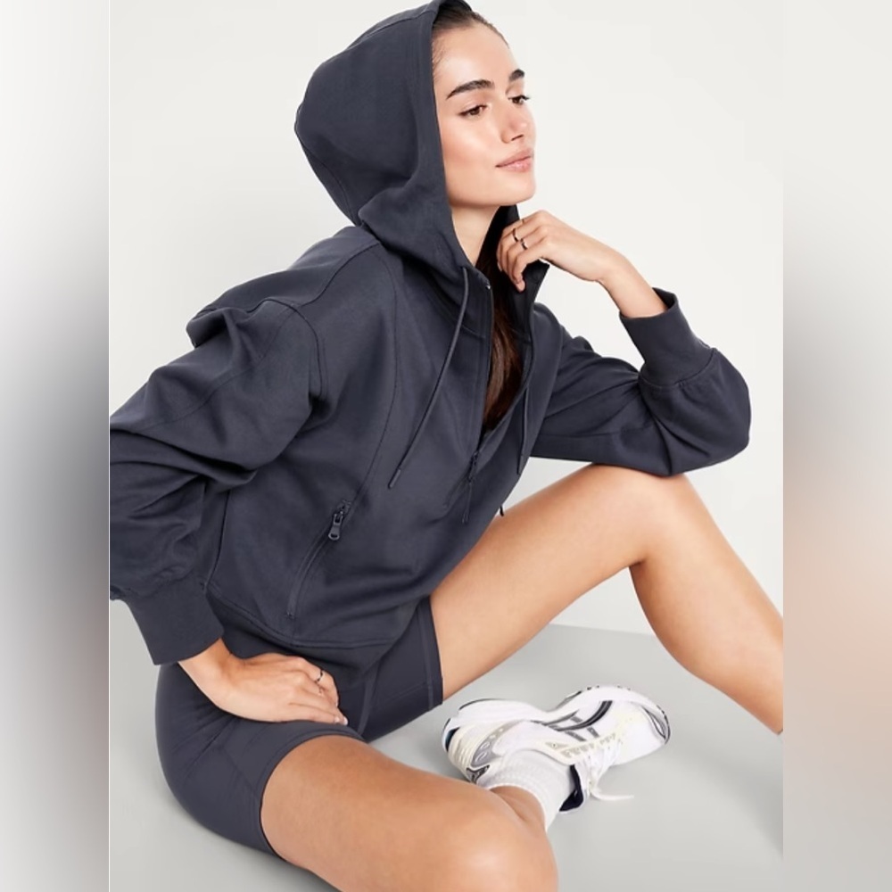 Half Zip Hoodie Sweatshirt - Picture 7 of 16
